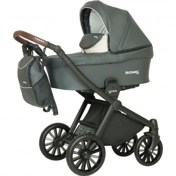 Коляска VERDI Babies Sonic Soft 3 в 1, серая